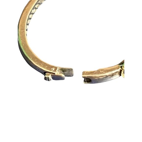 Karis Malagasy Labradorite & Multi Gemstone Filigree Vermeil Hinged Bracelet - Picture 10 of 16